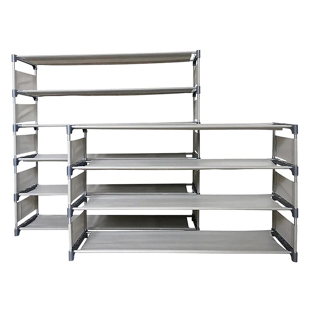 10 Tiers Stackable Shoe Rack, Lightweight Foldable, 50 Pair