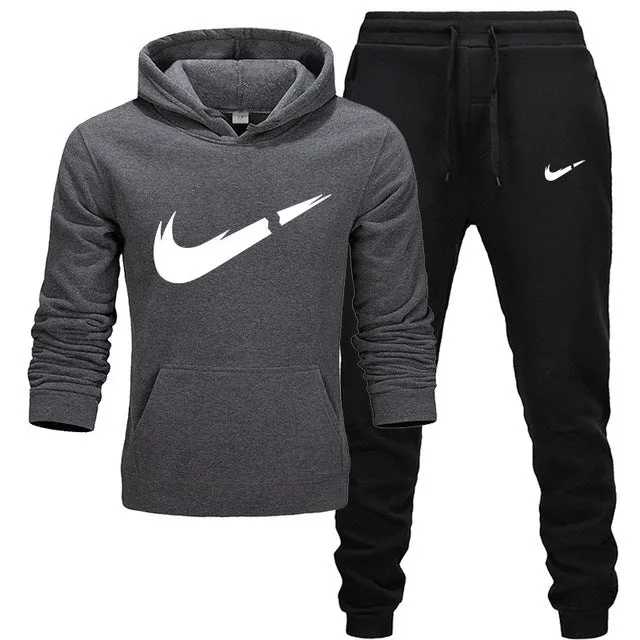 2019 New Fashion Hoodies Men Sport suit Nike JUST BREAK IT Sweatshirt  Sweatpants Suits Casual Long Sleeve Pullover Hoodie clothing