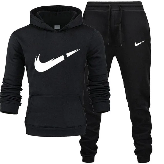 2019 New Fashion Hoodies Men Sport suit Nike JUST BREAK IT Sweatshirt  Sweatpants Suits Casual Long Sleeve Pullover Hoodie clothing