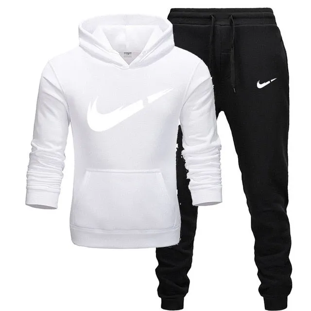 2019 New Fashion Hoodies Men Sport suit Nike JUST BREAK IT Sweatshirt  Sweatpants Suits Casual Long Sleeve Pullover Hoodie clothing