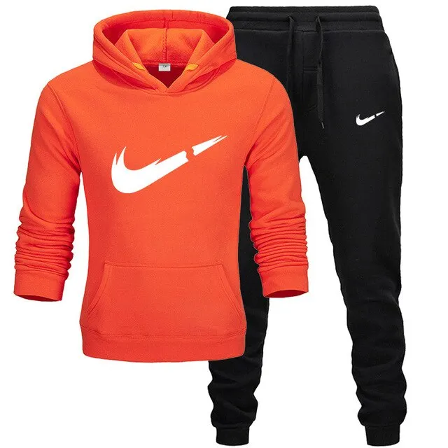 2019 New Fashion Hoodies Men Sport suit Nike JUST BREAK IT Sweatshirt  Sweatpants Suits Casual Long Sleeve Pullover Hoodie clothing