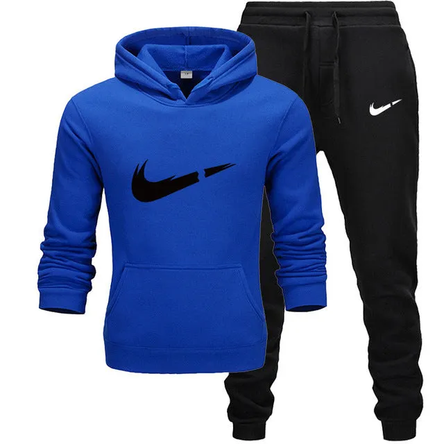 2019 New Fashion Hoodies Men Sport suit Nike JUST BREAK IT Sweatshirt  Sweatpants Suits Casual Long Sleeve Pullover Hoodie clothing