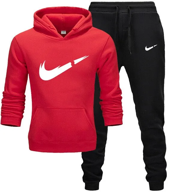 2019 New Fashion Hoodies Men Sport suit Nike JUST BREAK IT Sweatshirt  Sweatpants Suits Casual Long Sleeve Pullover Hoodie clothing