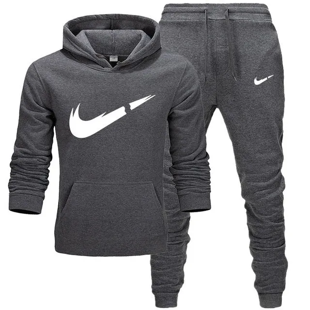 2019 New Fashion Hoodies Men Sport suit Nike JUST BREAK IT Sweatshirt  Sweatpants Suits Casual Long Sleeve Pullover Hoodie clothing