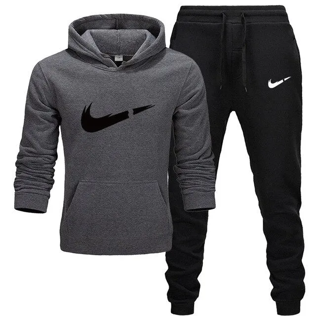 2019 New Fashion Hoodies Men Sport suit Nike JUST BREAK IT Sweatshirt  Sweatpants Suits Casual Long Sleeve Pullover Hoodie clothing