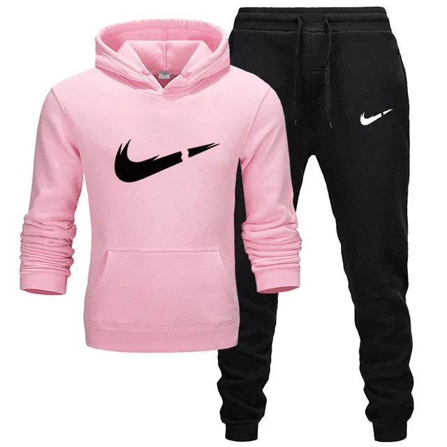 2019 New Fashion Hoodies Men Sport suit Nike JUST BREAK IT Sweatshirt  Sweatpants Suits Casual Long Sleeve Pullover Hoodie clothing