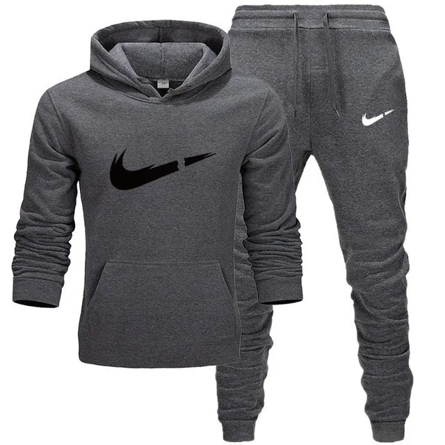 2019 New Fashion Hoodies Men Sport suit Nike JUST BREAK IT Sweatshirt  Sweatpants Suits Casual Long Sleeve Pullover Hoodie clothing