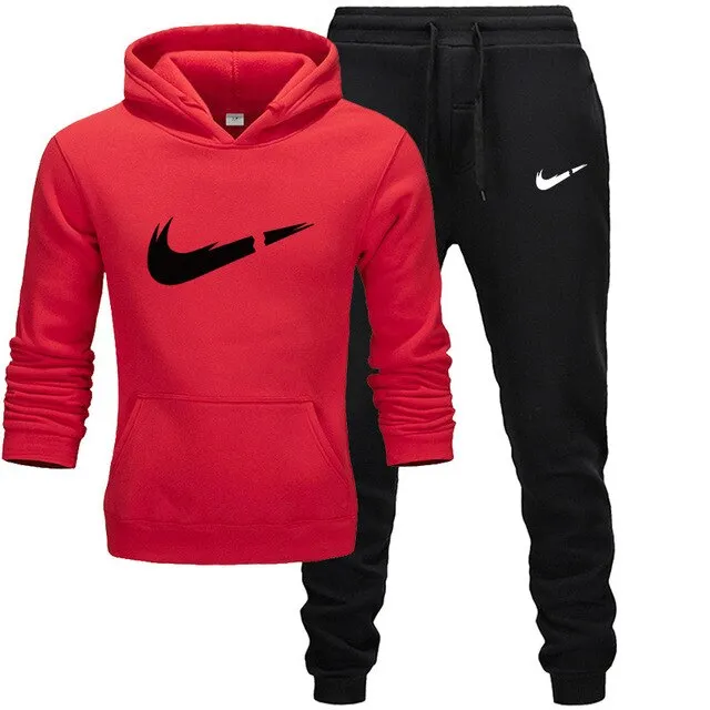 2019 New Fashion Hoodies Men Sport suit Nike JUST BREAK IT Sweatshirt  Sweatpants Suits Casual Long Sleeve Pullover Hoodie clothing