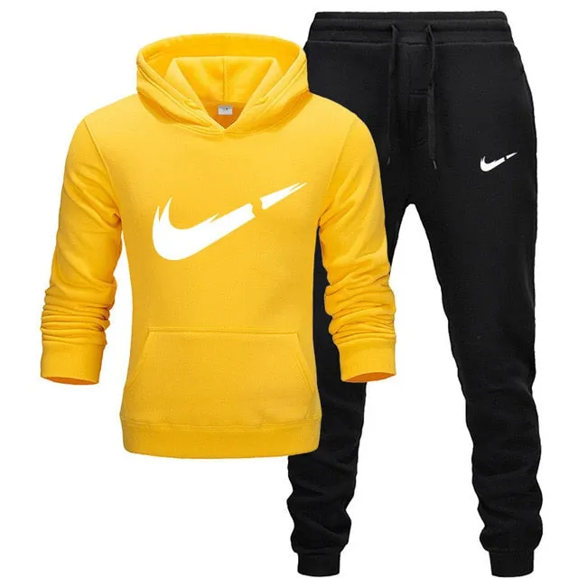 2019 New Fashion Hoodies Men Sport suit Nike JUST BREAK IT Sweatshirt  Sweatpants Suits Casual Long Sleeve Pullover Hoodie clothing