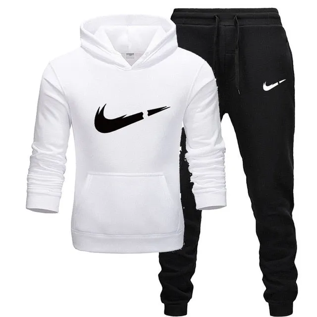 2019 New Fashion Hoodies Men Sport suit Nike JUST BREAK IT Sweatshirt  Sweatpants Suits Casual Long Sleeve Pullover Hoodie clothing