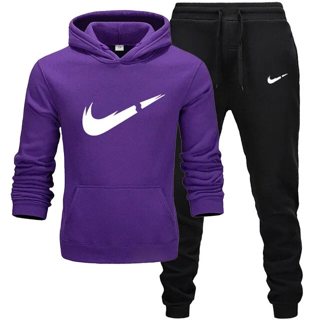 2019 New Fashion Hoodies Men Sport suit Nike JUST BREAK IT Sweatshirt  Sweatpants Suits Casual Long Sleeve Pullover Hoodie clothing