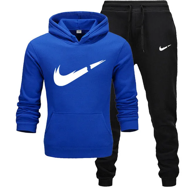 2019 New Fashion Hoodies Men Sport suit Nike JUST BREAK IT Sweatshirt  Sweatpants Suits Casual Long Sleeve Pullover Hoodie clothing