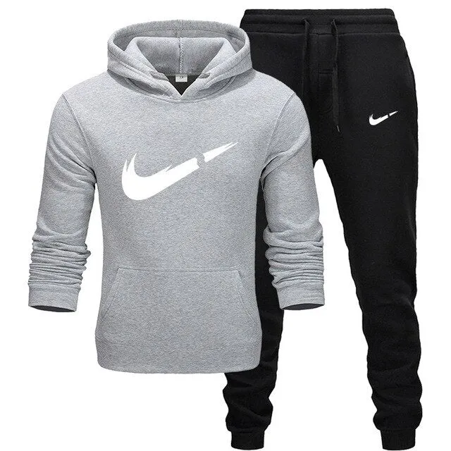 2019 New Fashion Hoodies Men Sport suit Nike JUST BREAK IT Sweatshirt  Sweatpants Suits Casual Long Sleeve Pullover Hoodie clothing