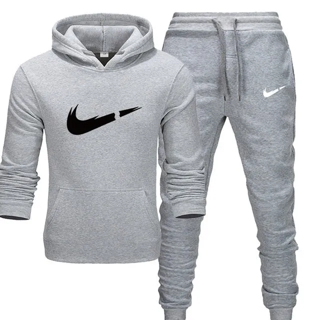 2019 New Fashion Hoodies Men Sport suit Nike JUST BREAK IT Sweatshirt  Sweatpants Suits Casual Long Sleeve Pullover Hoodie clothing