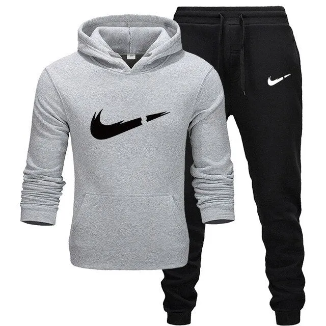 2019 New Fashion Hoodies Men Sport suit Nike JUST BREAK IT Sweatshirt  Sweatpants Suits Casual Long Sleeve Pullover Hoodie clothing