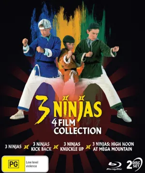 3 NINJAS: 4 FILM COLLECTION (REGION FREE IMPORT) BLU-RAY