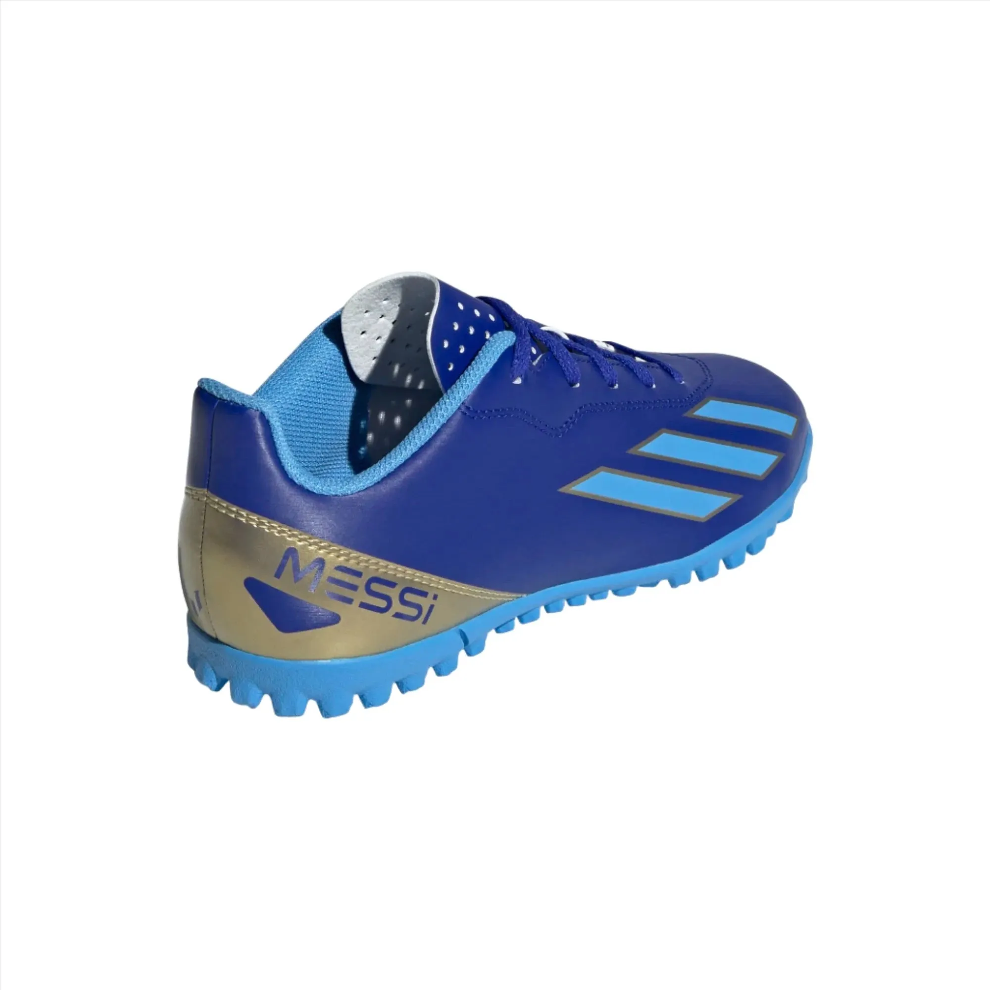 Adidas Kids Astro Turf Boot X Crazyfast Club TF Messi Blue/White/Gold