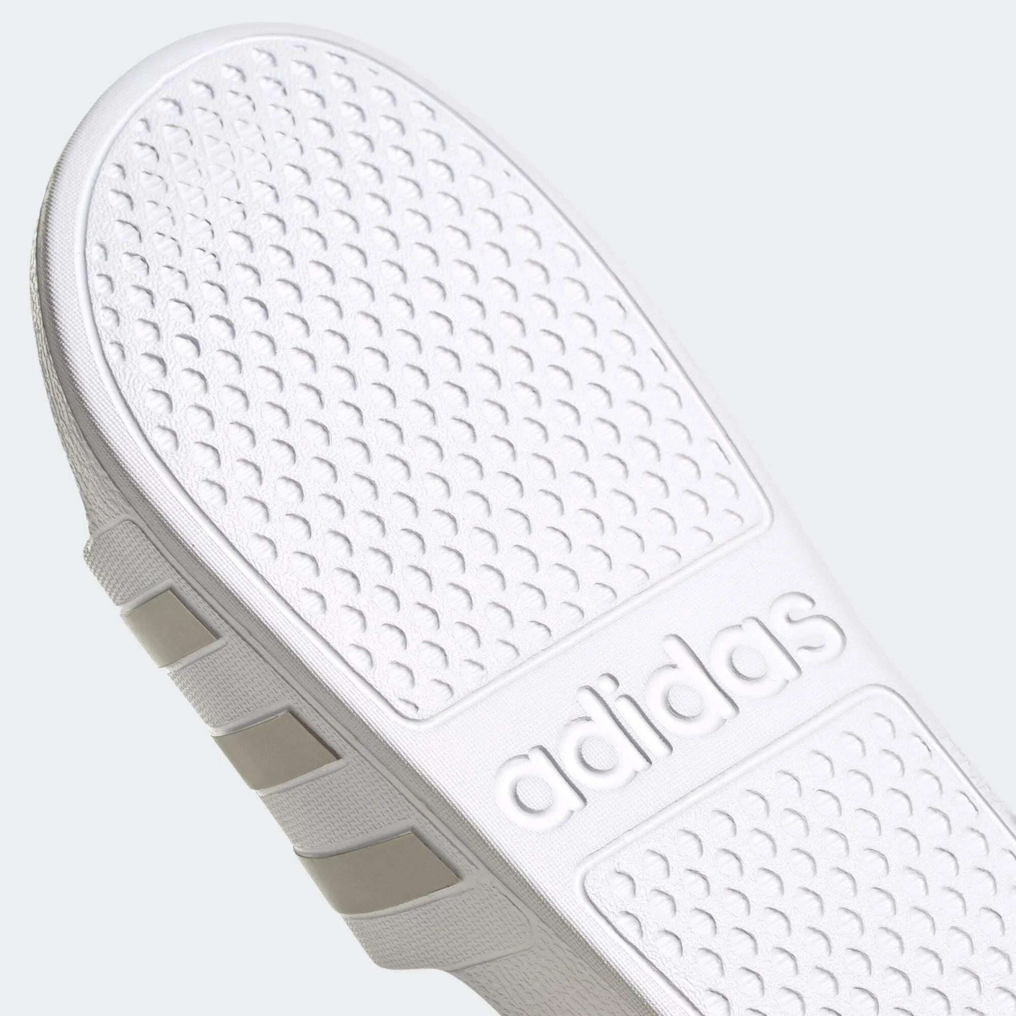 adidas Unisex Slide Sandal White Metalic 12 US Pair of Shoes