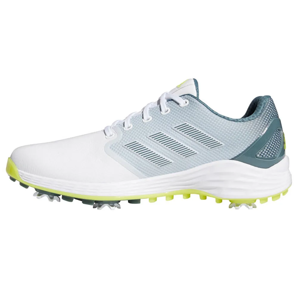 adidas ZG21 Spiked Shoes - Cloud White/Acid Yellow/Blue Oxide