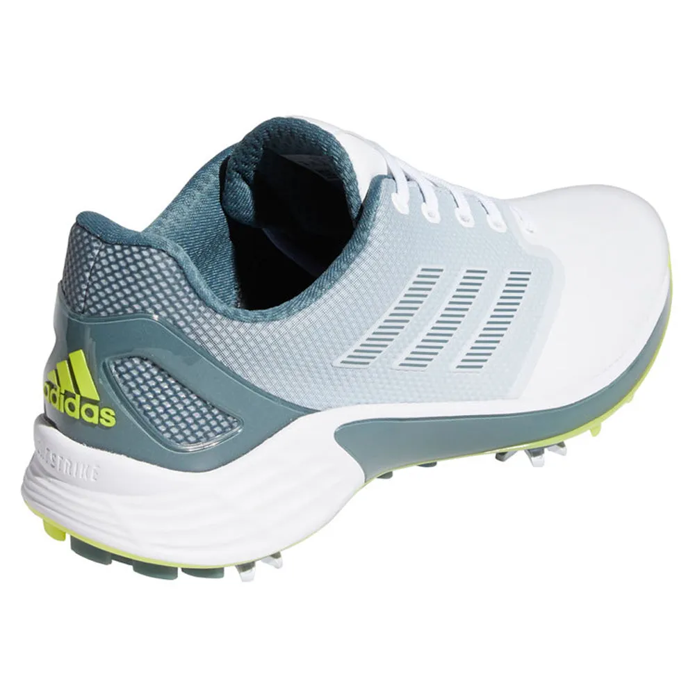 adidas ZG21 Spiked Shoes - Cloud White/Acid Yellow/Blue Oxide