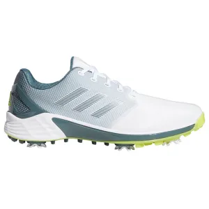 adidas ZG21 Spiked Shoes - Cloud White/Acid Yellow/Blue Oxide