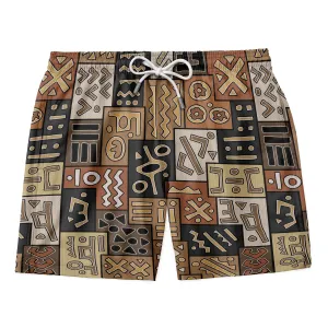 African Pattern Shorts