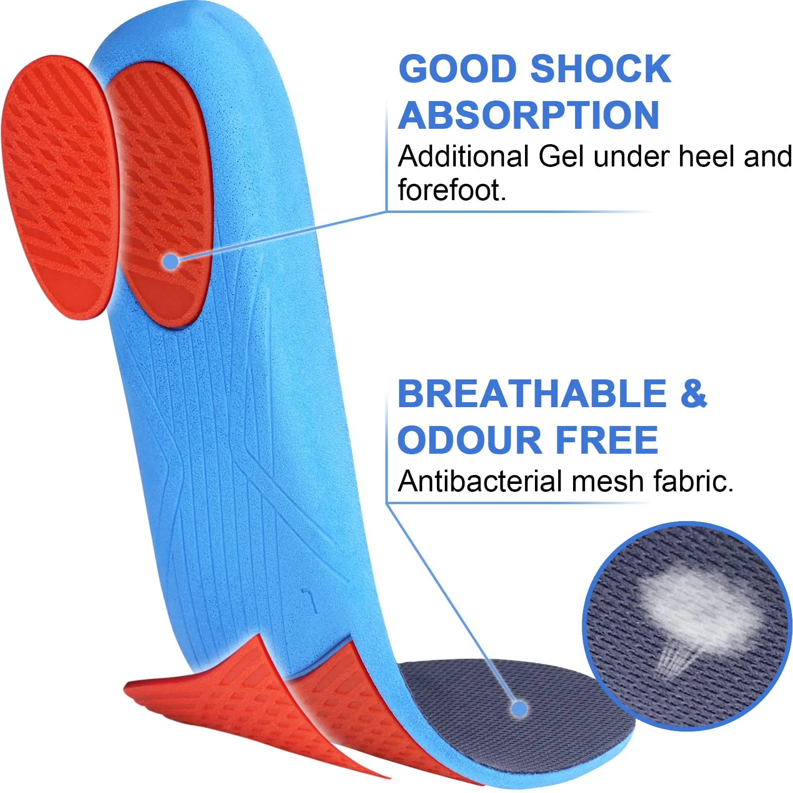 Ailaka Height Increase Insoles for Men Women - 1 Pair PU Shoes Lifts Elastic Shock Absorbing Sports Shoe Insoles Height Increase, Heel Lifts for Men Women Shoes Inserts Heel Height: 3.5 Cm 9-12 M US Women/7-10 M US Men