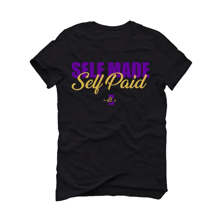 Air Jordan 12 Field Purple - Black T-Shirt (Self Made Self Paid)