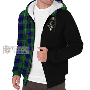 Alexander Tartan Sherpa Hoodie with Family Crest and Half Of Me Style