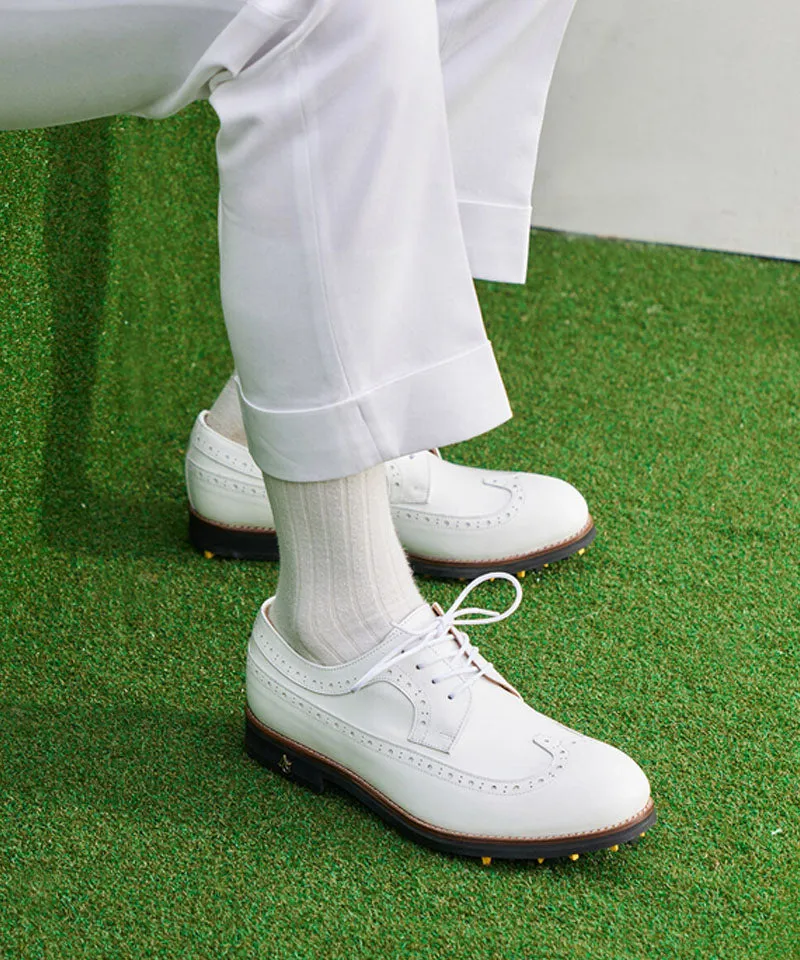 ALL CLASSIC Golf Noble Derby Classic Golf Shoes - White