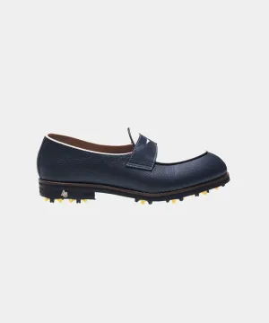 ALL CLASSIC Golf Noble Penny Loafer Classic Golf Shoes - Navy