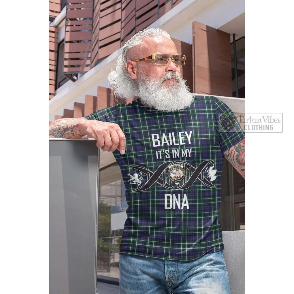 Allardice Tartan Cotton T-shirt with Family Crest DNA In Me Style