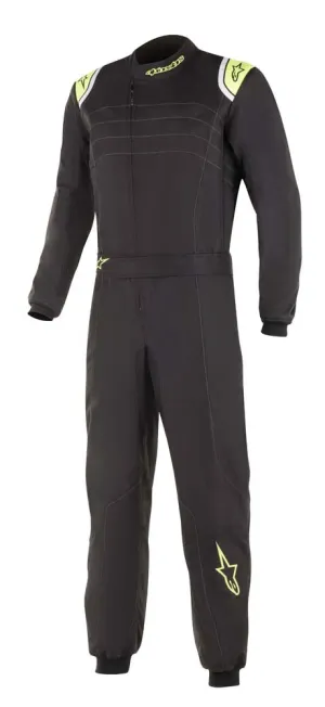 ALPINESTARS 3356019_155_40 KMX-9 v2 SUIT, black/yellow, size 40