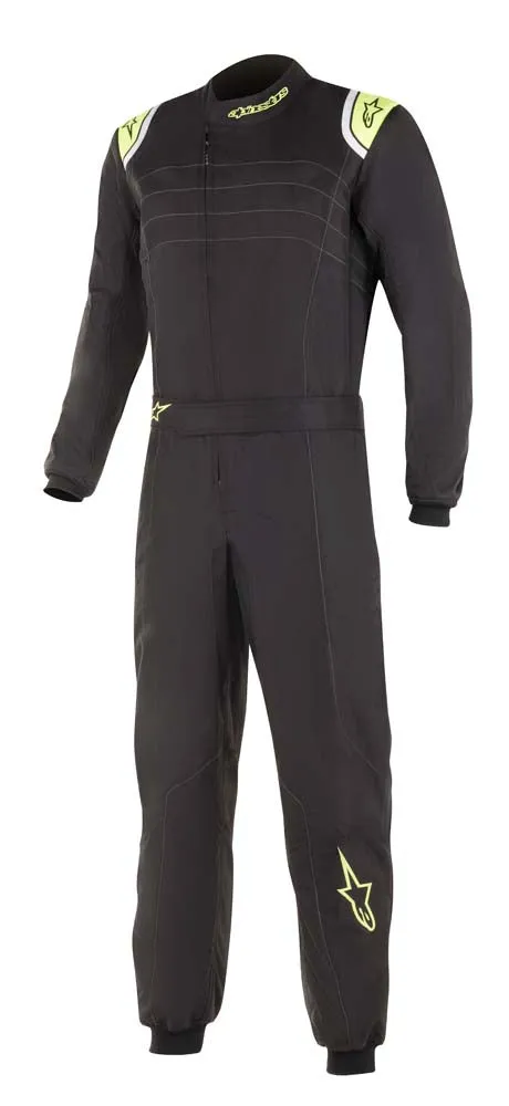 ALPINESTARS 3356019_155_44 KMX-9 v2 SUIT, black/yellow, size 44