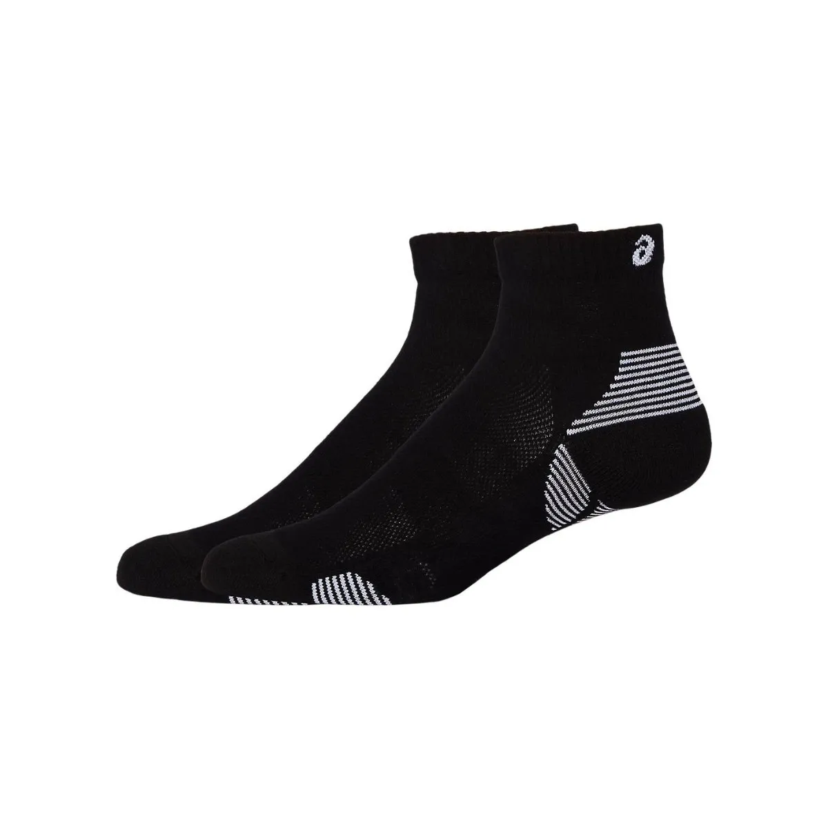 Asics 2PPK Cushion Run Socks Black