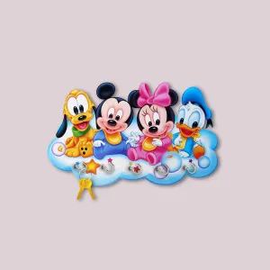 Baby Mickey With Friends Key Holder