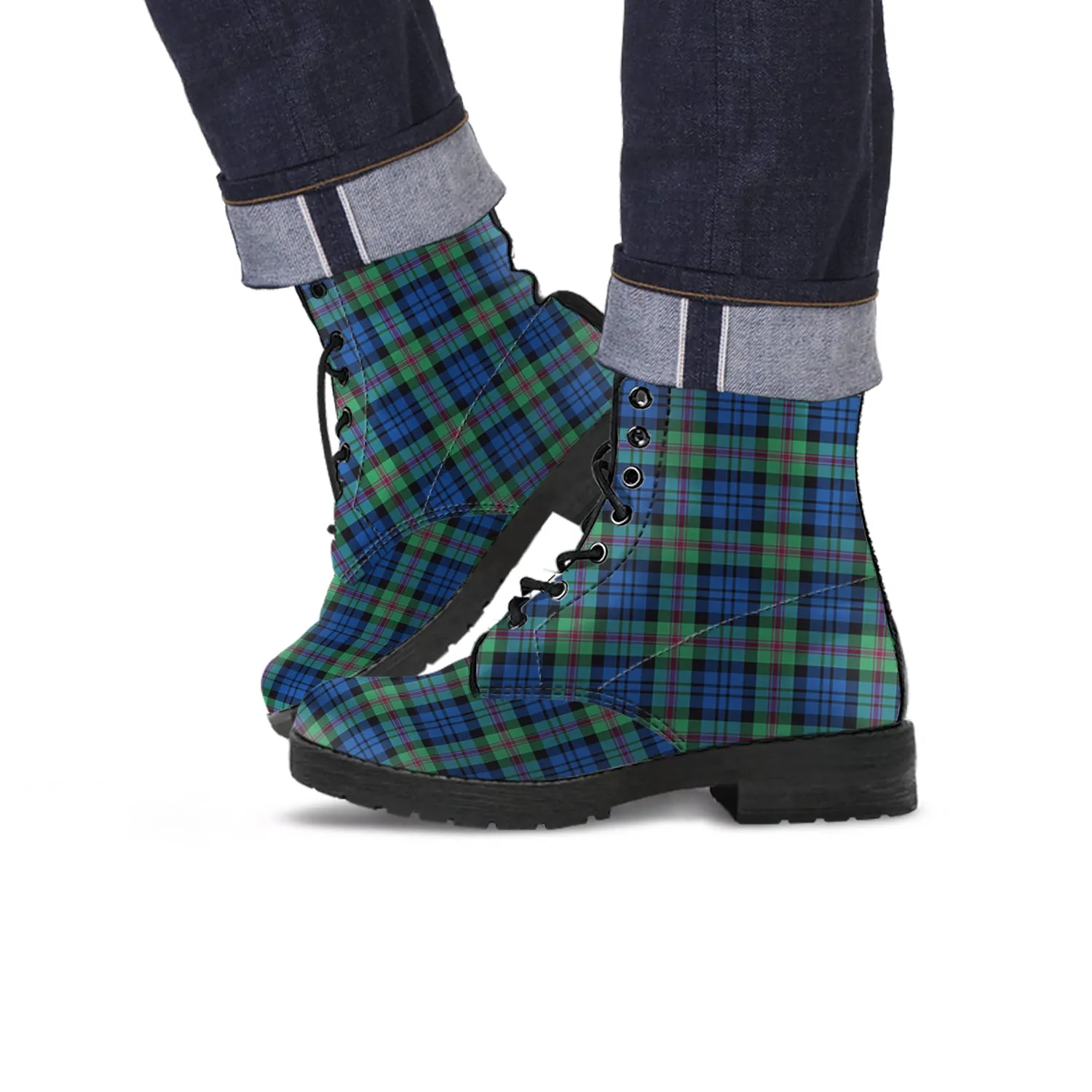 Baird Ancient Tartan Leather Boots