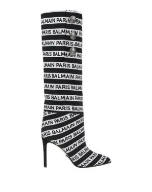 Balmain Women Boots Black 2 UK