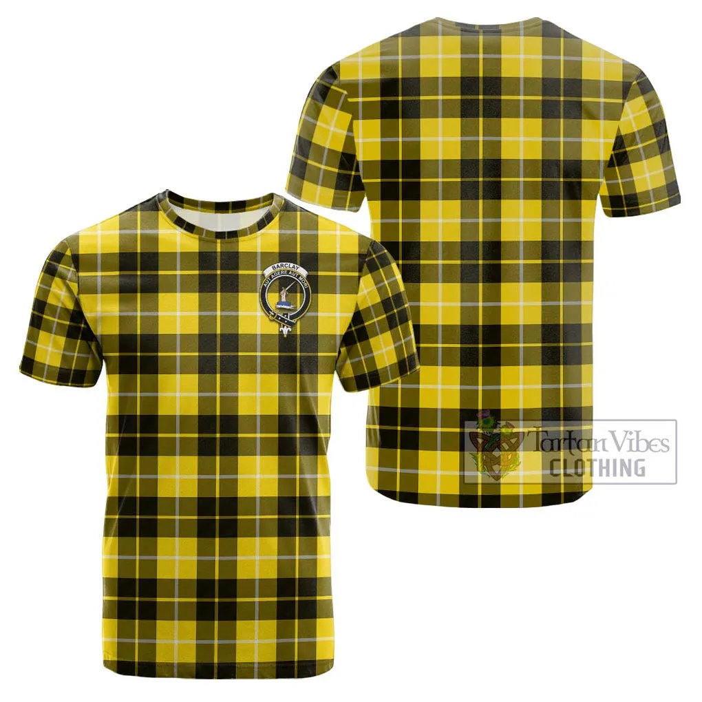 Barclay Dress Modern Tartan Cotton T-Shirt with Family Crest