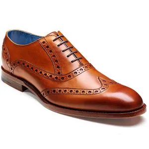 BARKER Grant Shoes - Mens Brogues - Cedar Calf