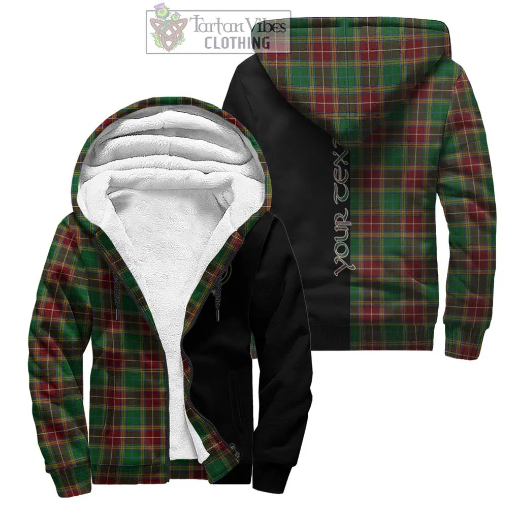 Baxter Tartan Sherpa Hoodie with Family Crest and Half Of Me Style