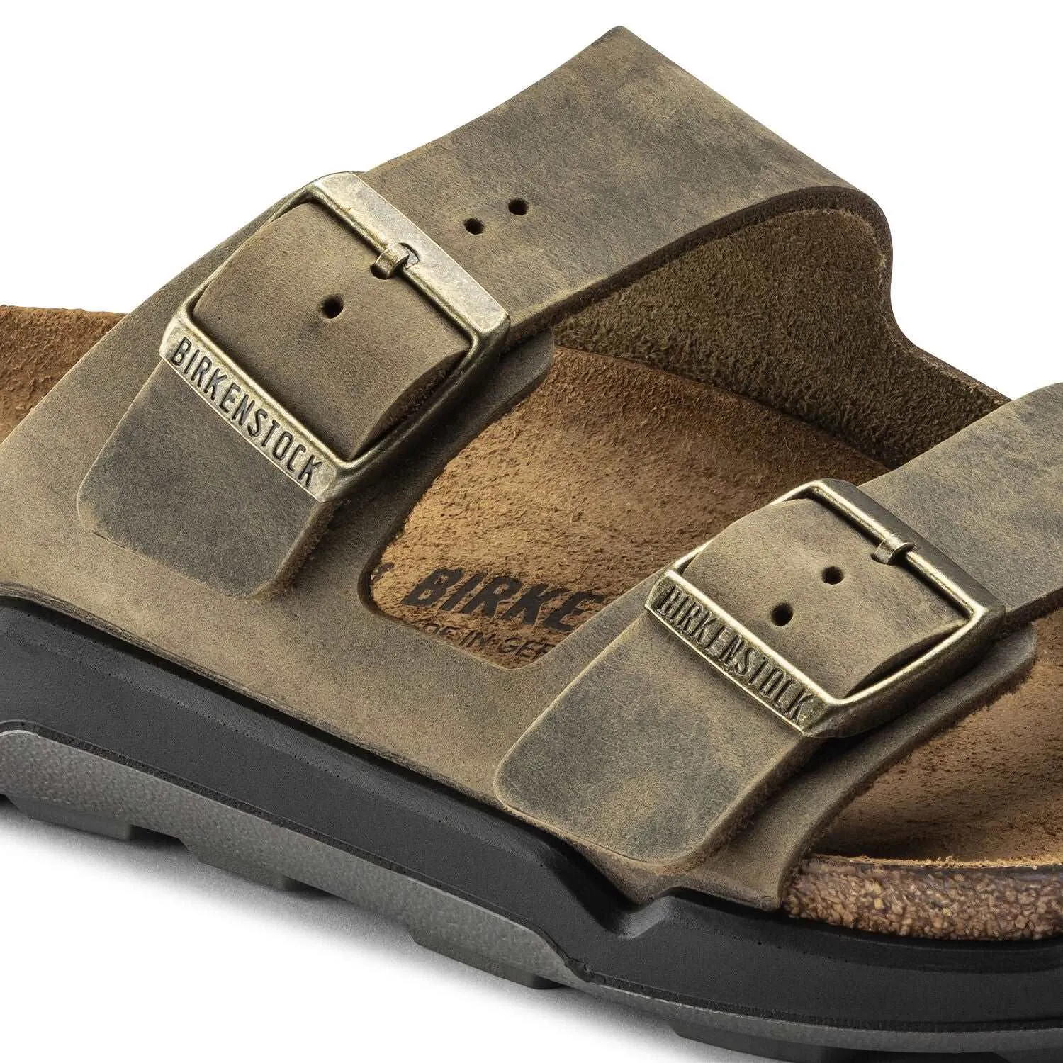 Birkenstock Arizona CT Sandals - Faded Khaki Comfort Edition