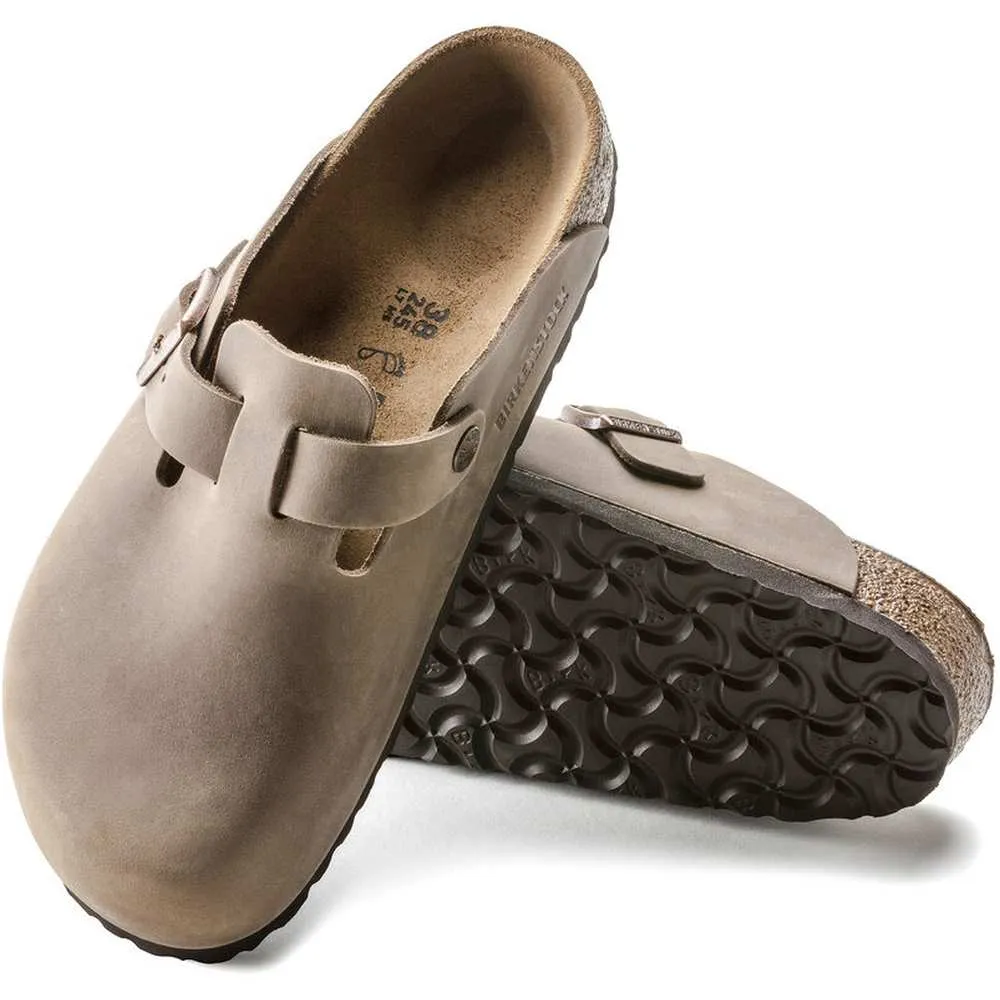 Birkenstock Boston Oiled Leather Clog - Tobacco