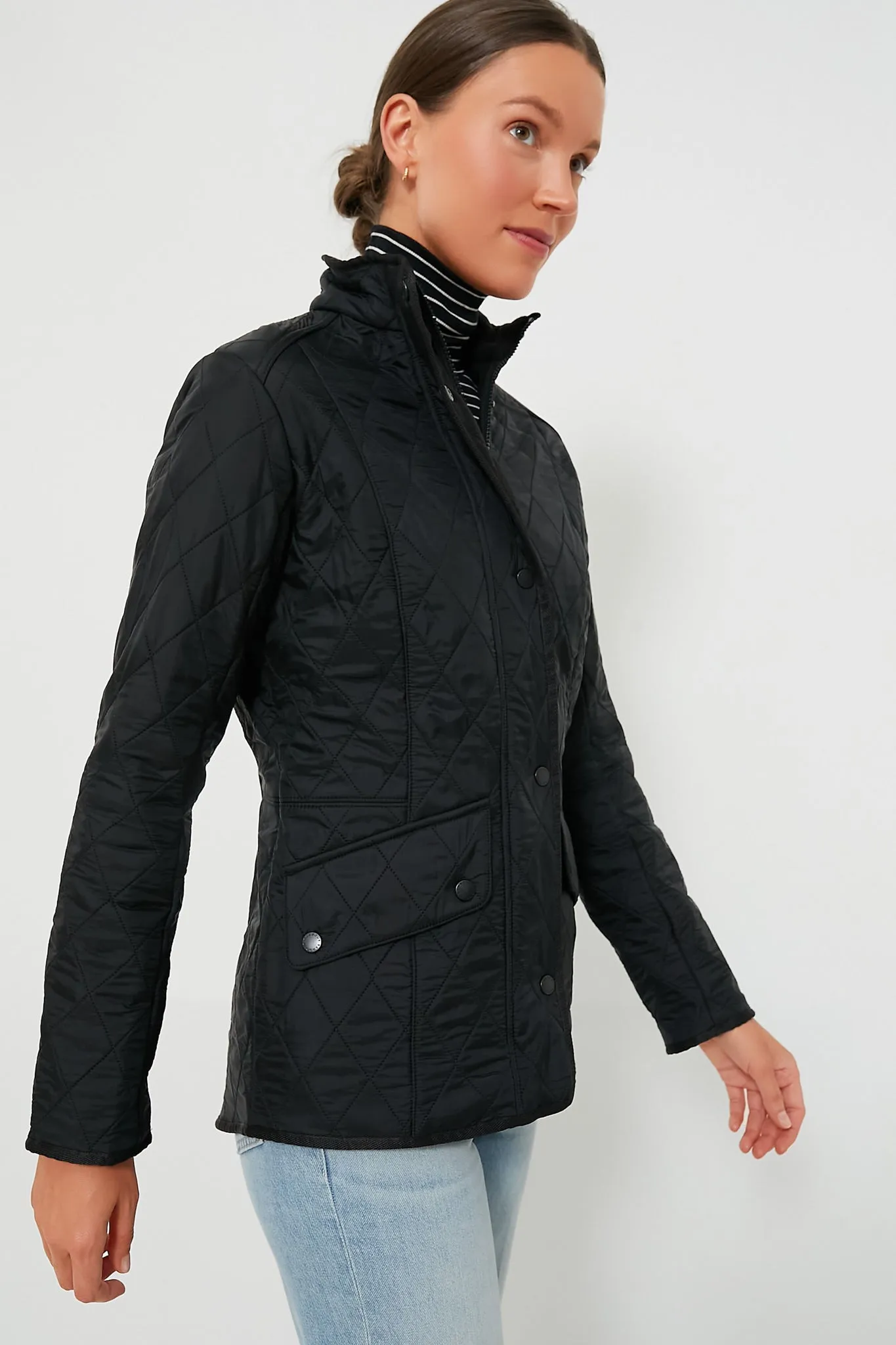 Black Cavalry Polarquilt Jacket