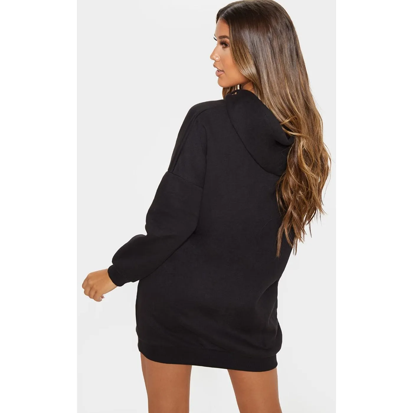 Black Oversized Jumper Hoodie