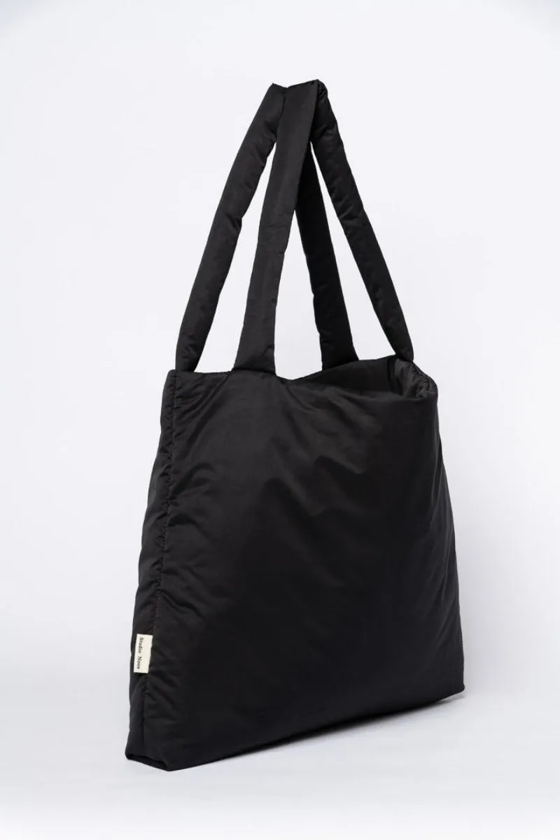 Black Puffy Mom Bag