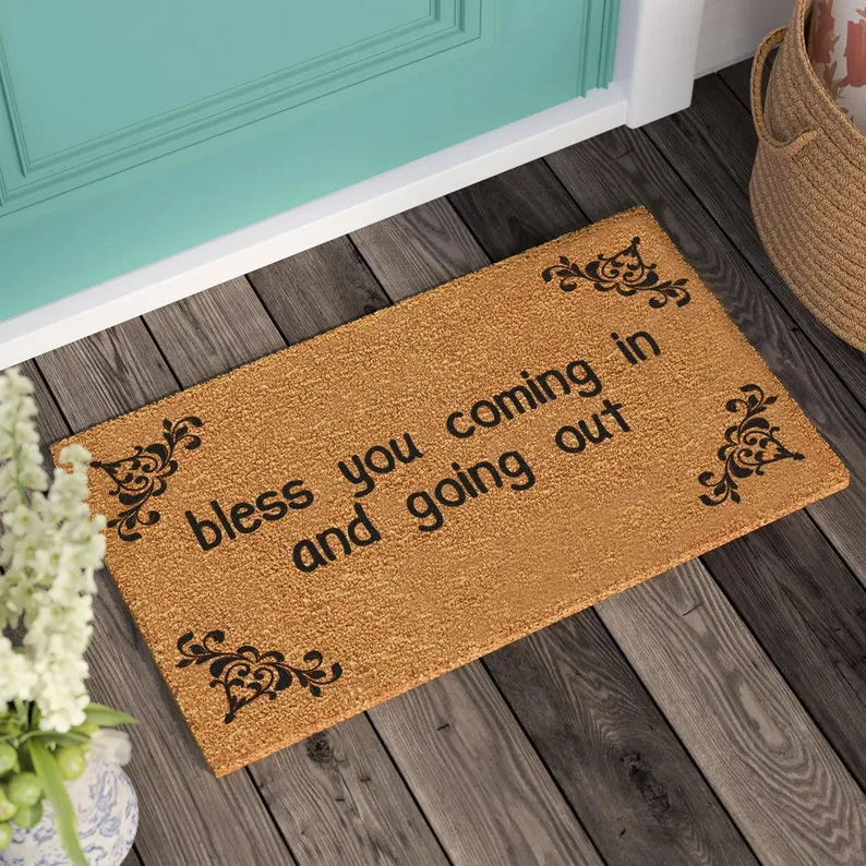 Bless You Doormat, New Home Gift, Personalized Gift, Personalized Custom Doormat, Welcome Door Mat, Housewarming Gift