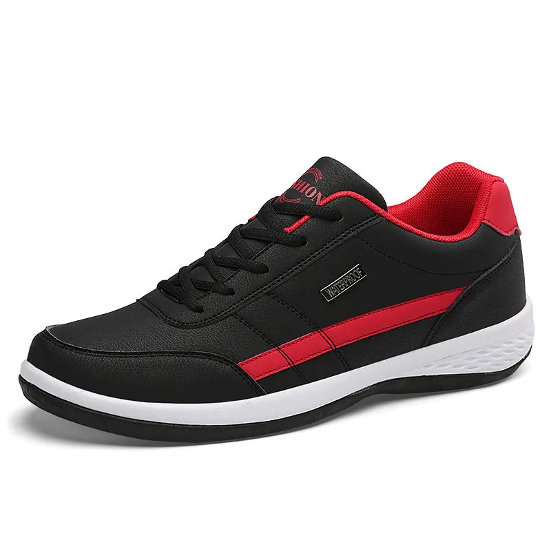 Breathable Italian casual sneakers for men, featuring non-slip vulcanized soles and a comfortable, stylish design for everyday wear.