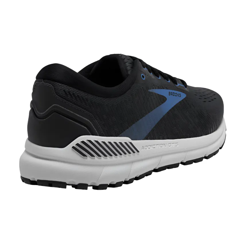 Brooks Mens Trainer Addiction GTS15 Wide Fit India Ink/Black/Blue