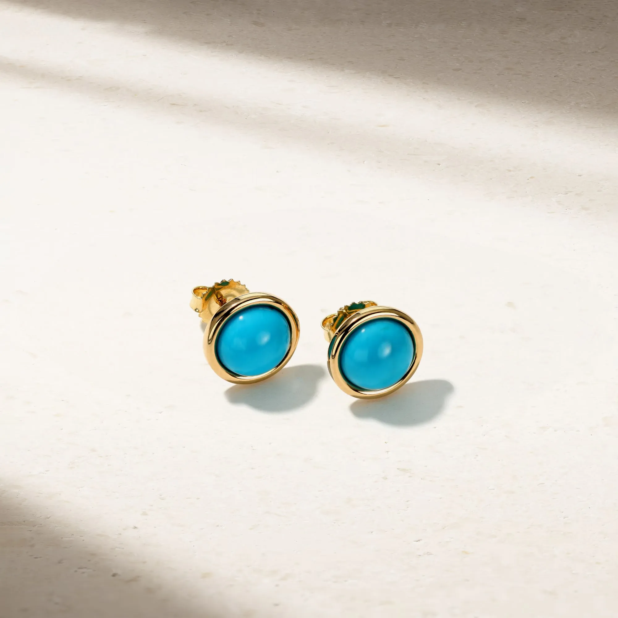 Bubble Turquoise Stud Earring